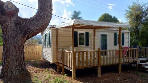 location Mobil home 4 personnes - 2 chambres Ardèche du Sud