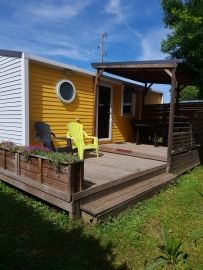 location mobil home climatisé en Sud Ardèche